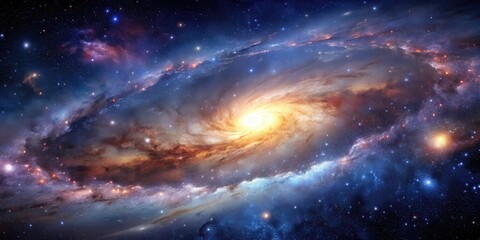 Fototapeta premium Deep Space View with Stars and Nebulae , nebulae, galaxy, nebulae, galaxy, astronomical, dark sky