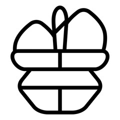 Basket Line Icon