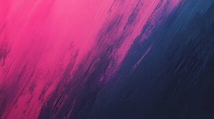 Abstract Pink and Blue Brush Stroke Painting