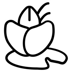 Lotus Line Icon