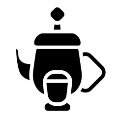 Teapot Solid Icon