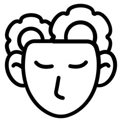 Thinking Line Icon