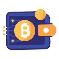 Bitcoin Digital Payment Transaction Icon