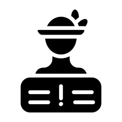 Demonstration Solid Icon