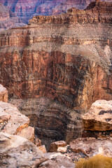 View of the Grand Canyon from the Eagle Point, West rim, Arizona