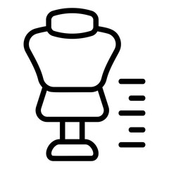 Fashion Design Line Icon