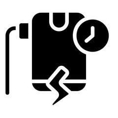 Fast Charging Solid Icon