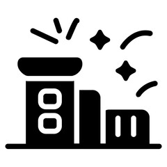 Fireworks Solid Icon