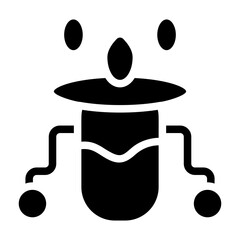 Gas Technology Solid Icon