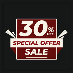 Sale tags collection Special offer labels Black Friday