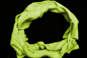 Towels, chewing gum, glue, dialogue boxes, notifications, messages, patterns, geometric shapes