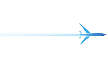 A vibrant flat vector illustration of a colorful airplane flying in the sky