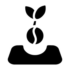 Planting Solid Icon