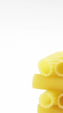 Stack of penne pasta