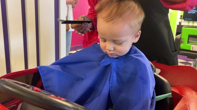 Baby Boys First Haircut