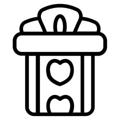 Gift Line Icon