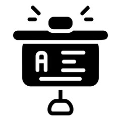 Smart Learning Solid Icon