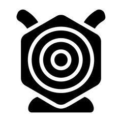 Fototapeta premium Target Solid Icon