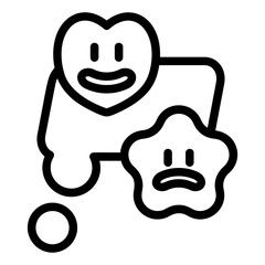 Testimonials Line Icon