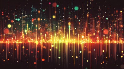 abstract colorful technology background