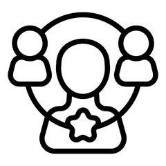 Unity Circle Line Icon