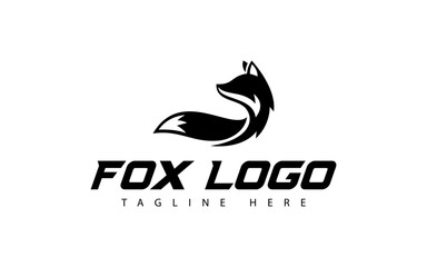 fox logo vector illustration, creative fox logo template