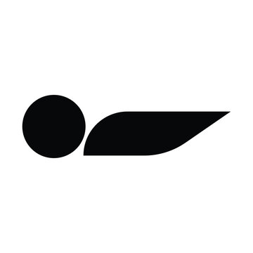 Swimming vector. Icon