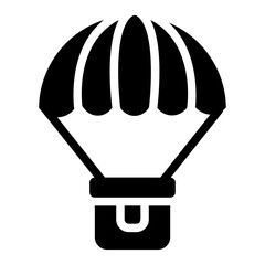 Air logistic Solid Icon