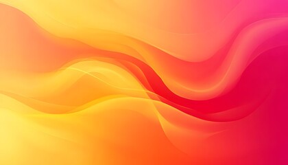 Abstract Orange and Red Wave Design Background