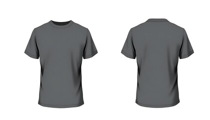 Black T-Shirt Mockup Template
