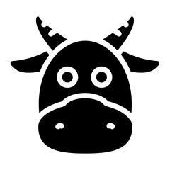Cow Solid Icon