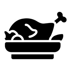 Dinner menu Solid Icon