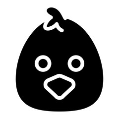 Duck Solid Icon