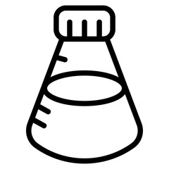 Flask Line Icon