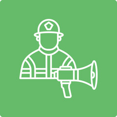 Emergency announcement Icon