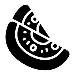 Kiwi fruits Solid Icon