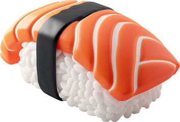 3d rendering sushi