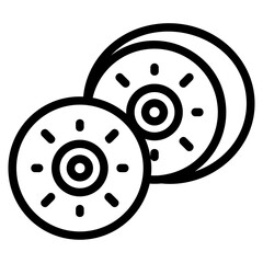 Kiwi Line Icon