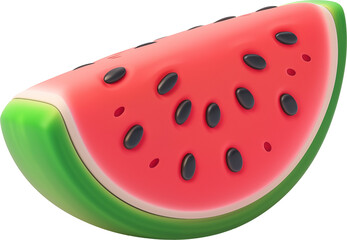 3d rendering watermelon