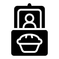 Membership card Solid Icon