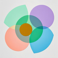 Obraz premium abstract background with circles