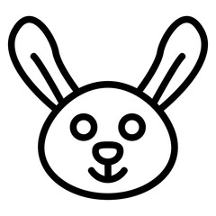 Rabbit Line Icon