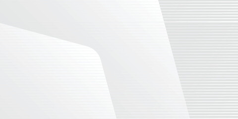 Abstract lines background design with diagonal line pattern in grey colour. Vector white horizontal template modern abstract
