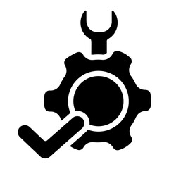 Service check Solid Icon