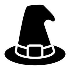 Witchs hat Solid Icon