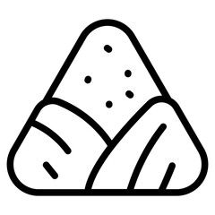 Zongzi Line Icon