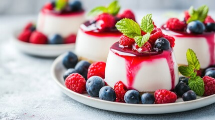 Delicious Raspberry and Blueberry Cheesecake Bites
