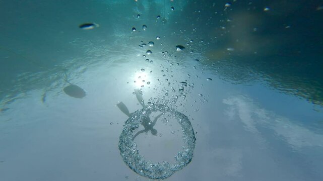 Underwater Ring Bubble