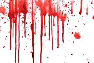 red blood dripping texture - black background