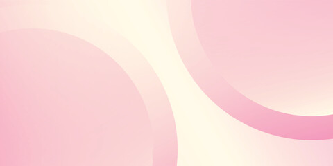 Vector modern minimalist pink and yellow gradations  circle effect art design modern
